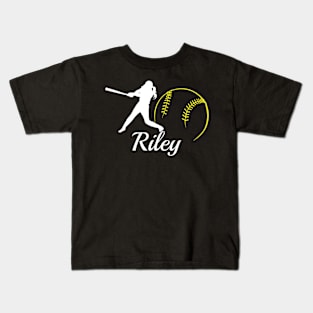 Riley Softball Kids T-Shirt